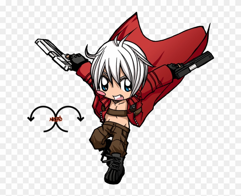 Devil May Cry Clipart Render - Devil May Cry Dante Chibi #1349179