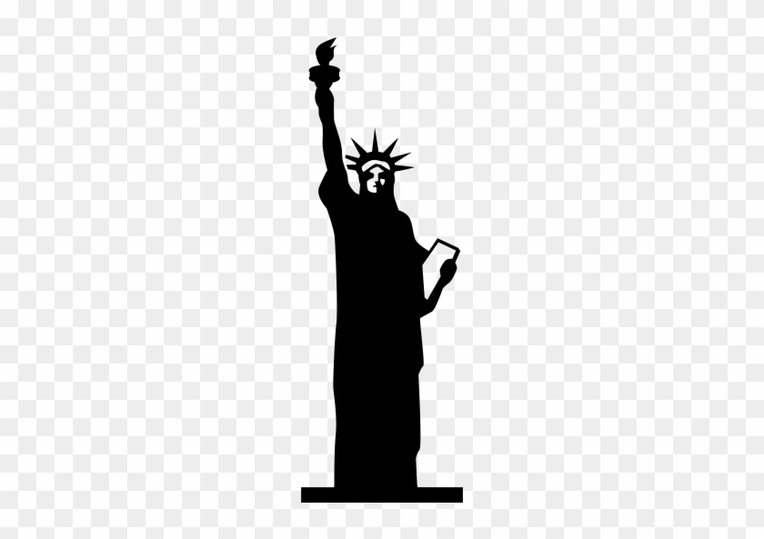 Liberty, Monument, Monuments Icon Statue - Statue Of Liberty Icon Transparent Background #1349282