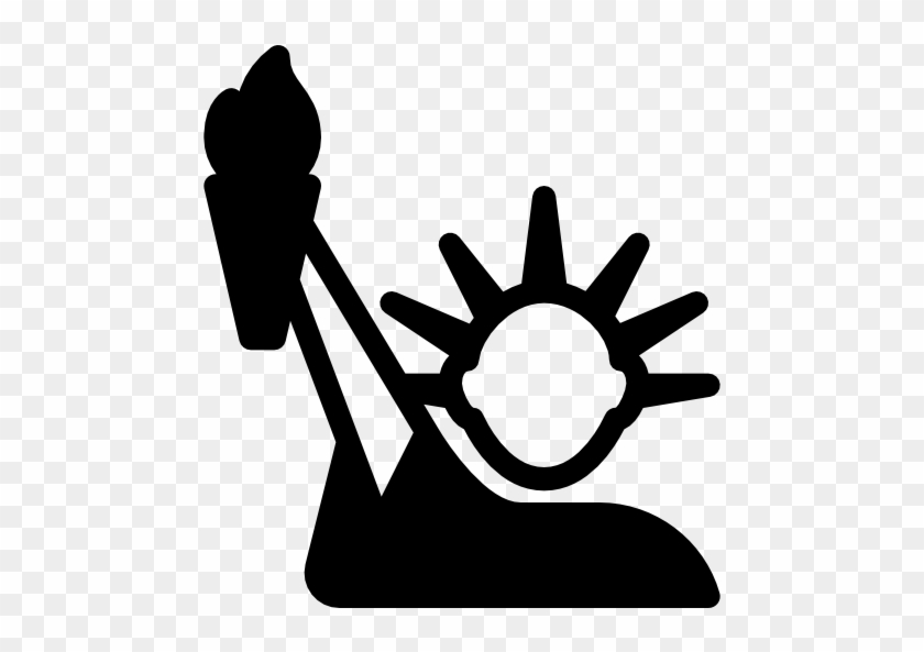 Statue Of Liberty Free Icon - Sun Vector Icon #1349284