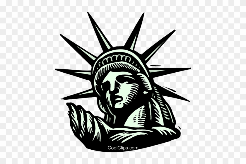 Statue Of Liberty Clipart Drawing - Ellis Island Clip Art #1349302