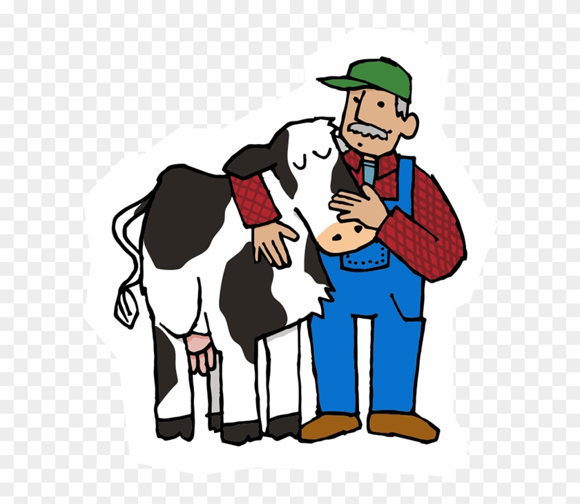 Poor Farmer Png Image Free - Cow And Farmer Png #1349324