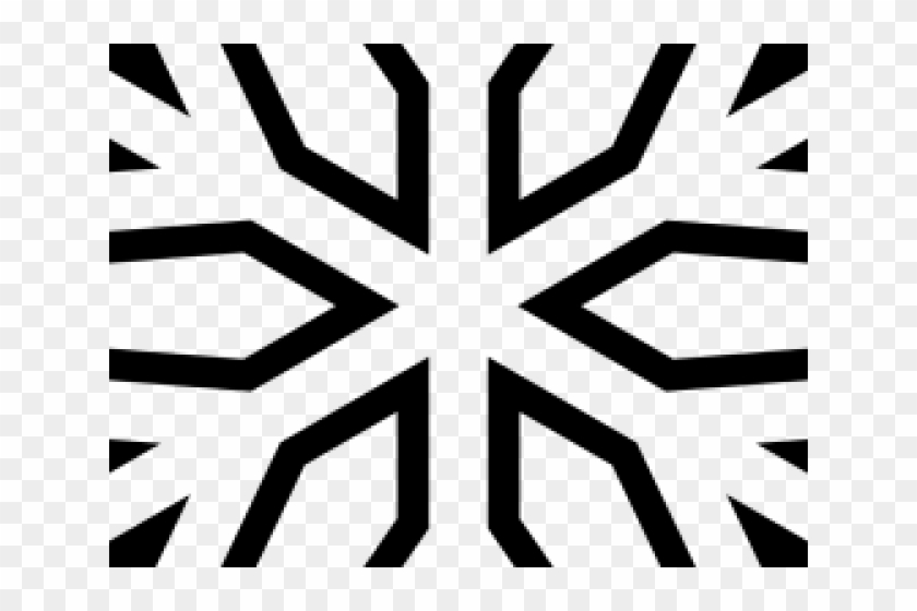 Snowflakes Clipart Symmetrical - Flocon De Neige Dessin #1349344
