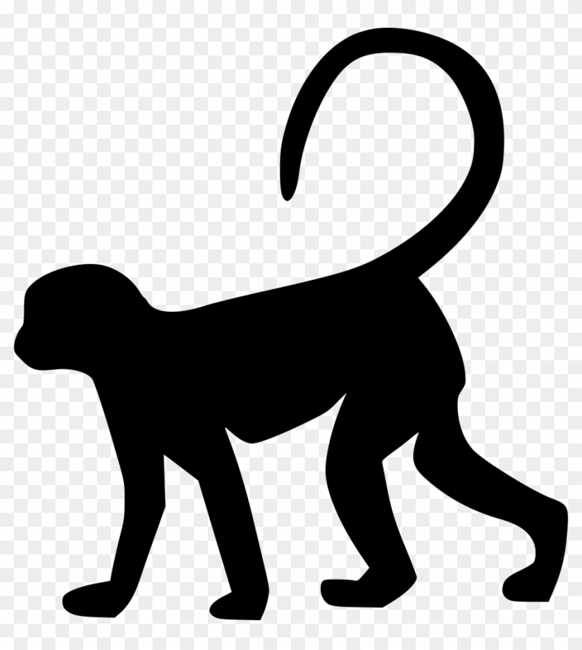 Monkey Go Figure Wild Nature Comments - Monkey Icon Png #1349431