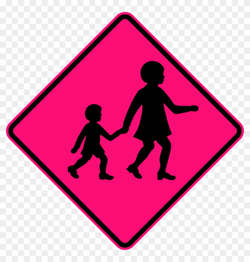 Australia Road Sign W6 3 Nt - Pedestrian Crossing Sign Australia #1349474