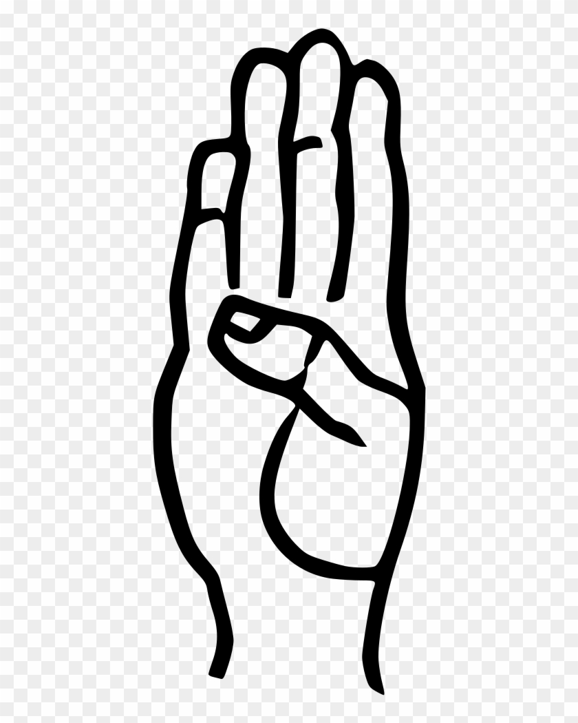 Sign Language B - B Sign Language #1349480