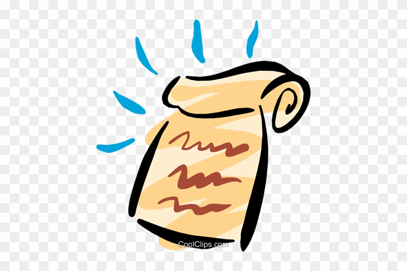 Parchment Royalty Free Vector Clip Art Illustration - Parchment Royalty Free Vector Clip Art Illustration #1349571