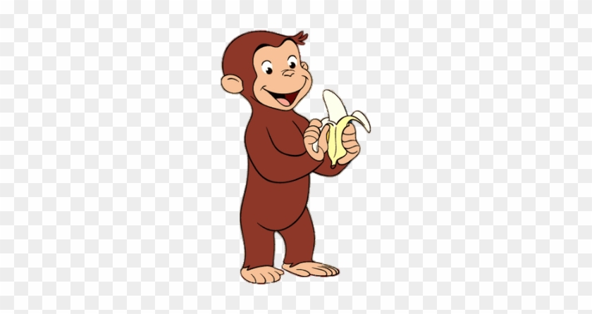 Curious George Eating A Banana - Curious George With Banana #1349606