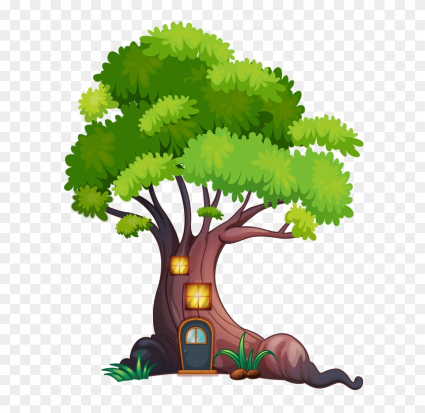 Download Tree House Clipart Tree House Clip Art Tree - Free Tree Clipart Png #1349661