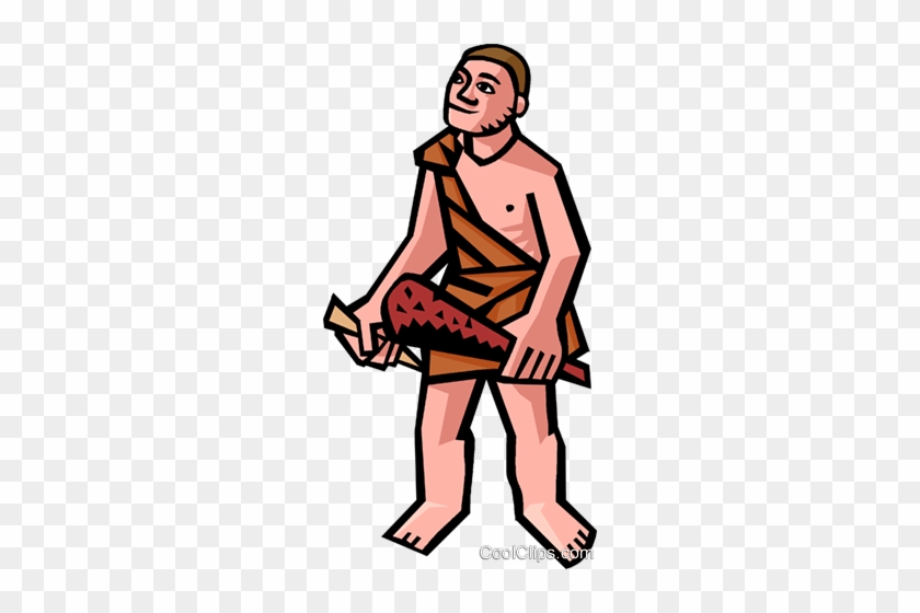 Clipart Vegetables Black And White - Stone Age Man Png #1349759