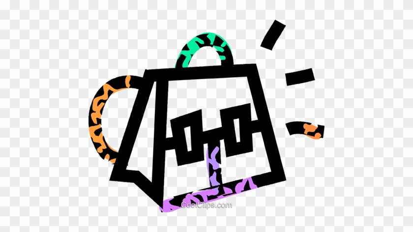 School Bag Royalty Free Vector Clip Art Illustration - School Bag Royalty Free Vector Clip Art Illustration #1349810