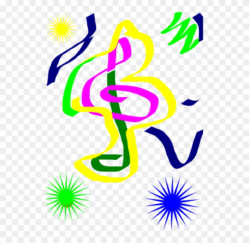 Leaf Music Symbol Stars Others Graphic Design Line - Clip Art #1349851
