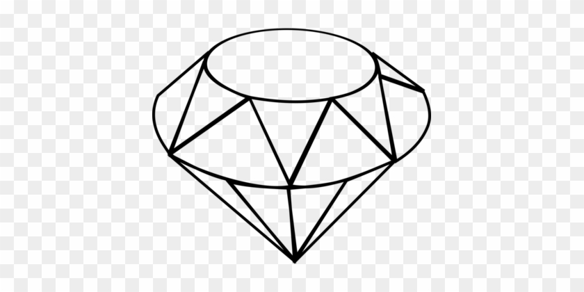 Gemstone Ruby Diamond Drawing Download - Diamond Clip Art #1349899