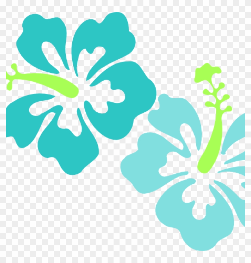 Free Hawaiian Clip Art Hawaiian Luau Border Clipart - Hibiscus Clip Art #1349984