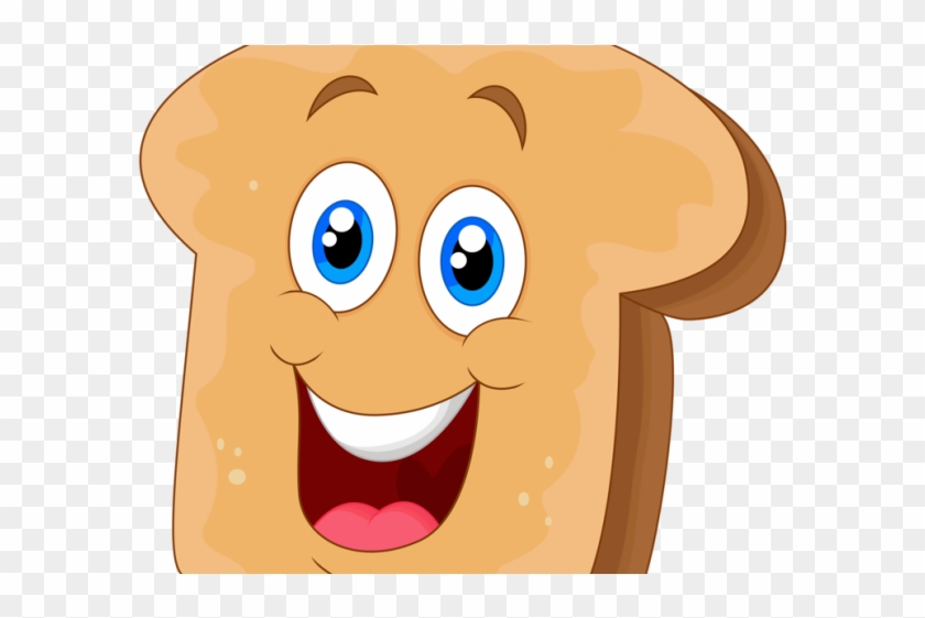 Face Clipart Bread - Bread With Faces Clipart #1350027