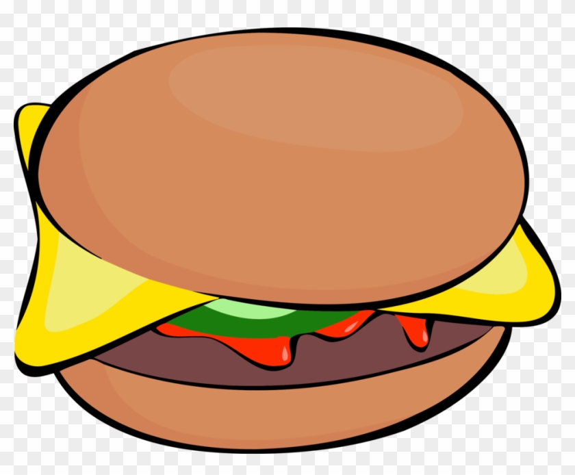 Cheeseburger Hamburger Sandwich Patty Bread - Burger Cartoon Transparent #1350029