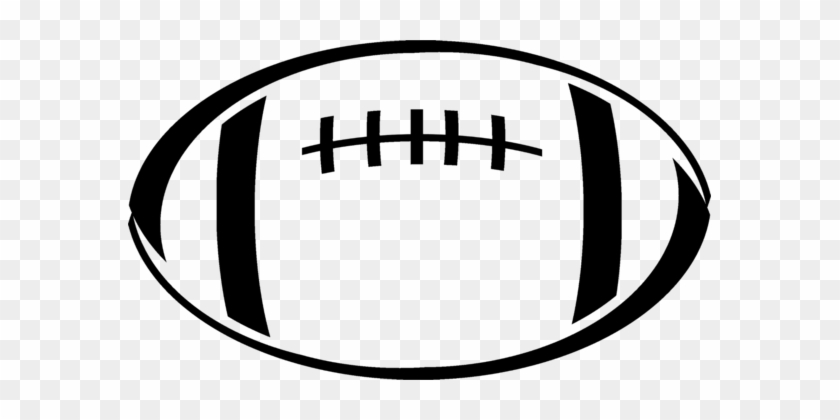 Rugby Ball American Football Drawing - Clip Art White Football #1350038