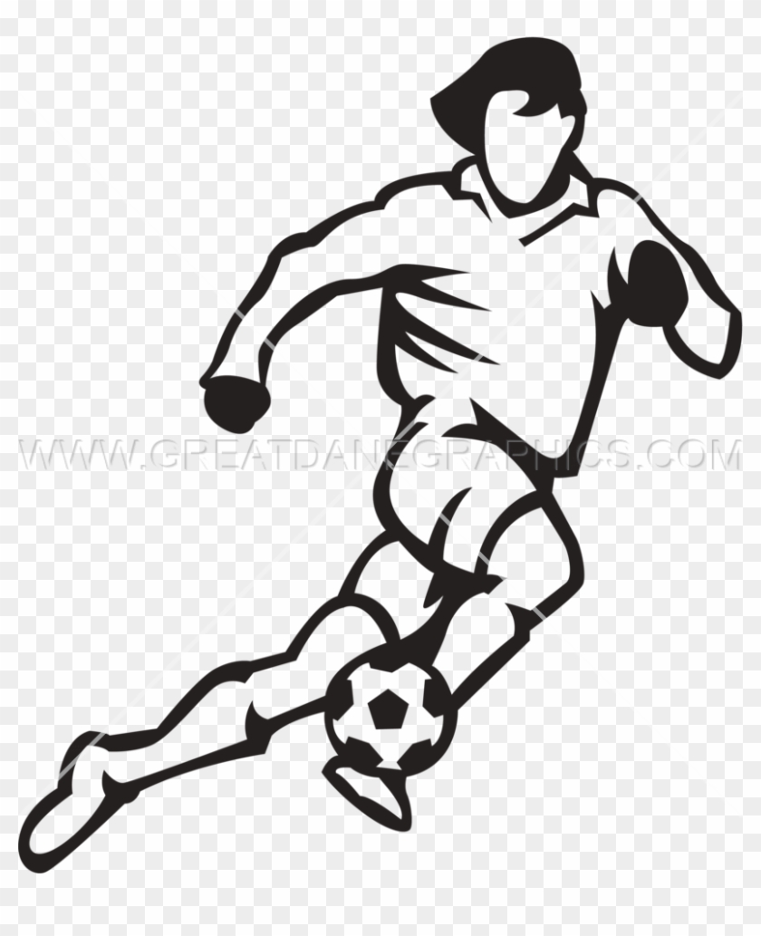 How To Draw A Soccer Player - YouTube