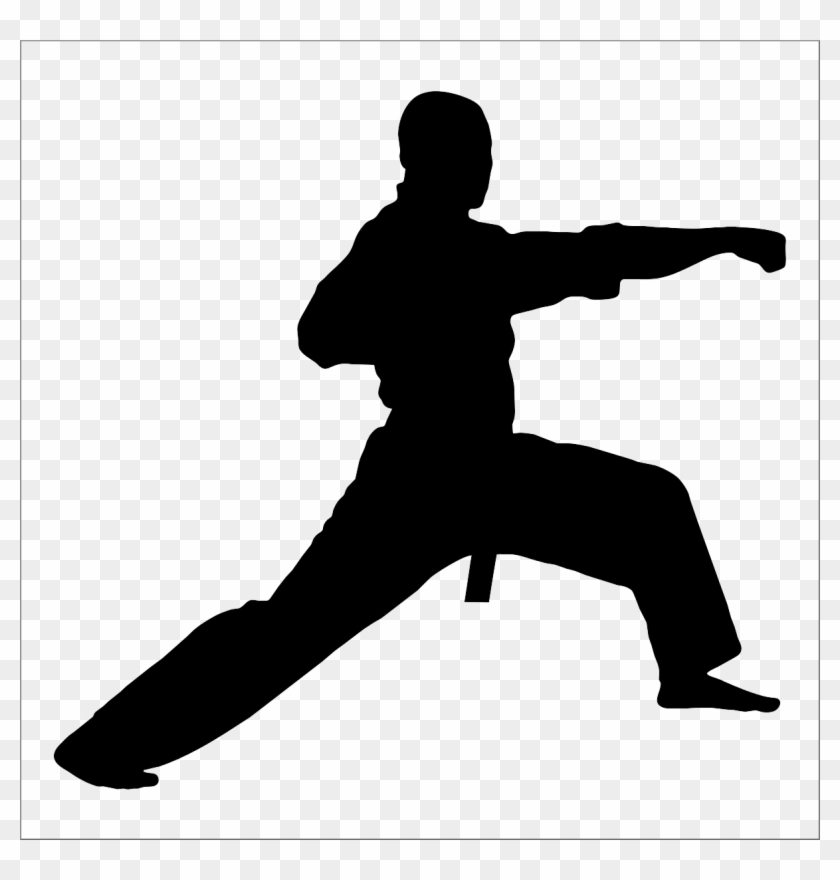 Silhouette Taekwondo Clipart Taekwondo Martial Arts - Karate Logo #1350047