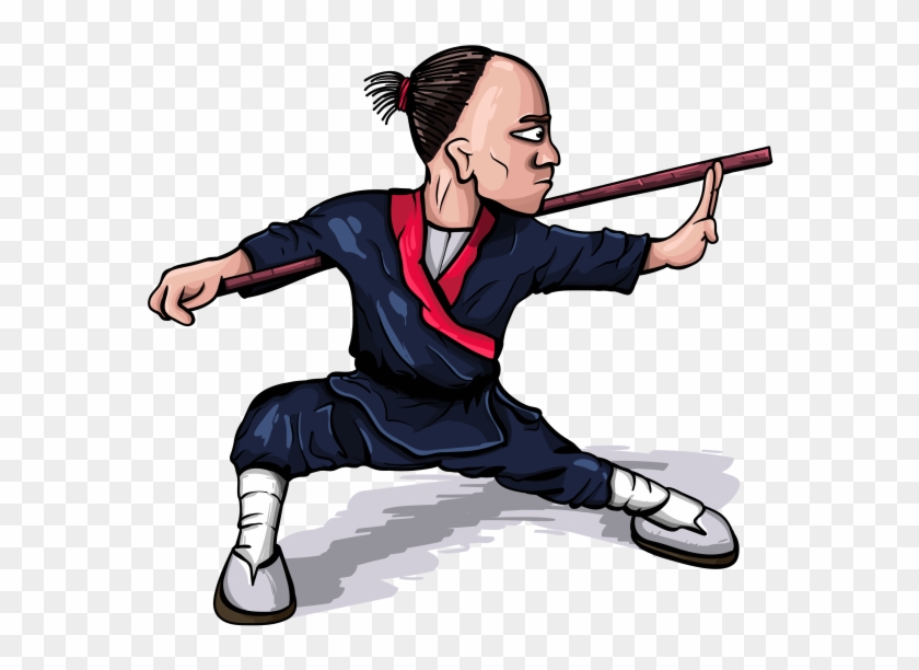 Wushu Man With Stick - Monk #1350050
