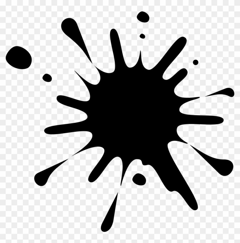 Paint Splash Svg Free - Svg Freeuse Stock Ball Vector Splash Black