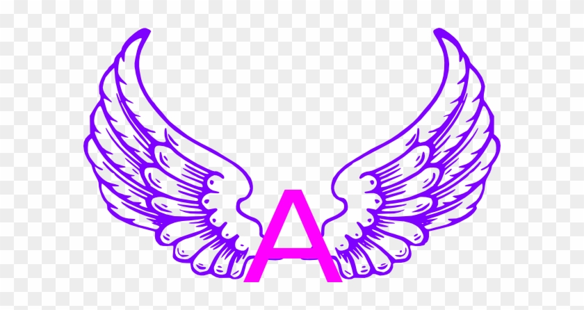 Letter A With Wings Tattoo #1350077