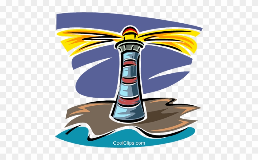 Lighthouse Royalty Free Vector Clip Art Illustration - Illustration #1350083