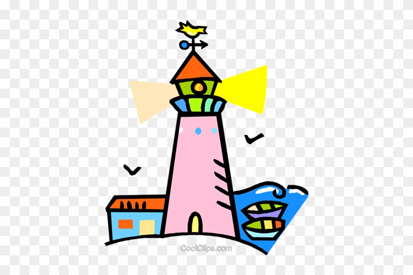 Lighthouse With A Weathervane On It Royalty Free Vector - Interview #1350089