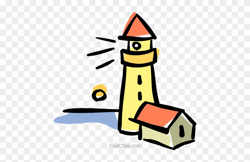 Lighthouse Royalty Free Vector Clip Art Illustration - Illustration #1350090