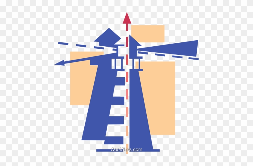 Lighthouse Royalty Free Vector Clip Art Illustration - Lighthouse Royalty Free Vector Clip Art Illustration #1350094