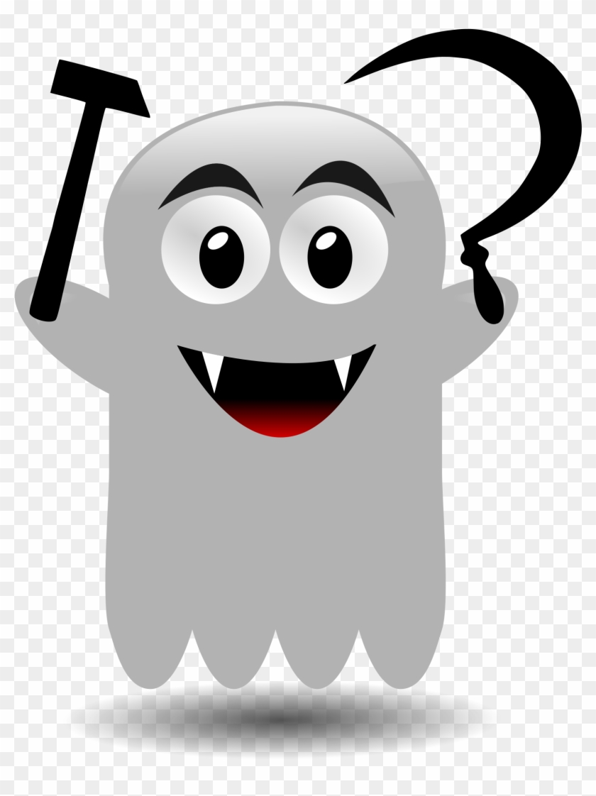 Ghost Character Cartoon Drawing Spirit - Ghost Clip Art #1350204