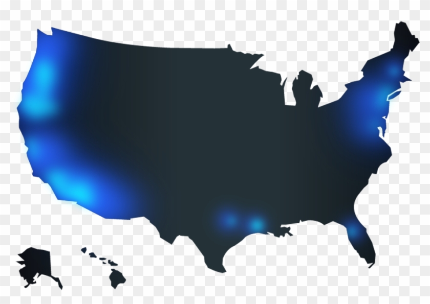 Metropolitan Police Department - United States Map Gray #1350277