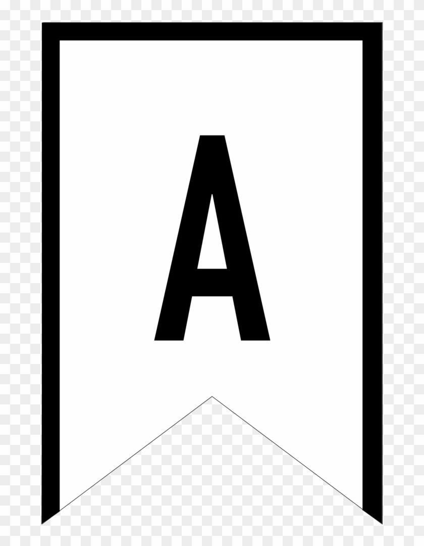 Banner Templates Free Printable Abc Letters - Printable Letter Banner Png #1350287