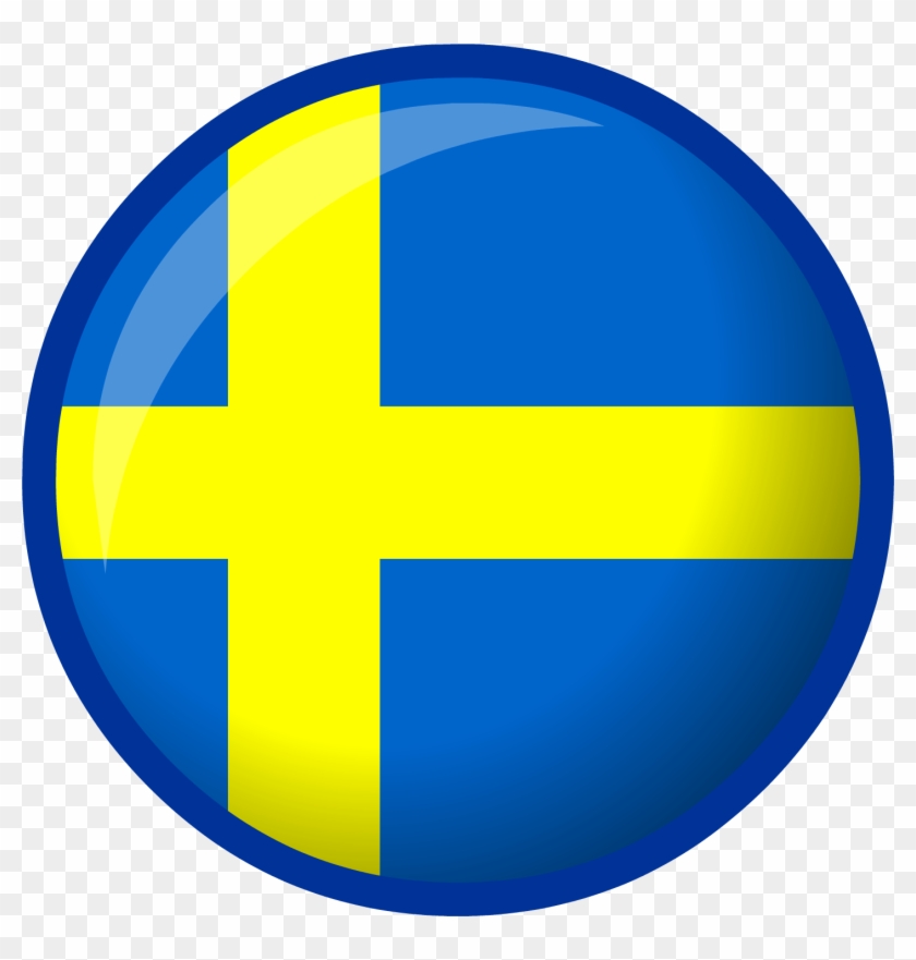 Gym Ball Clipart Club Penguin - Sweden Flag Logo #1350348