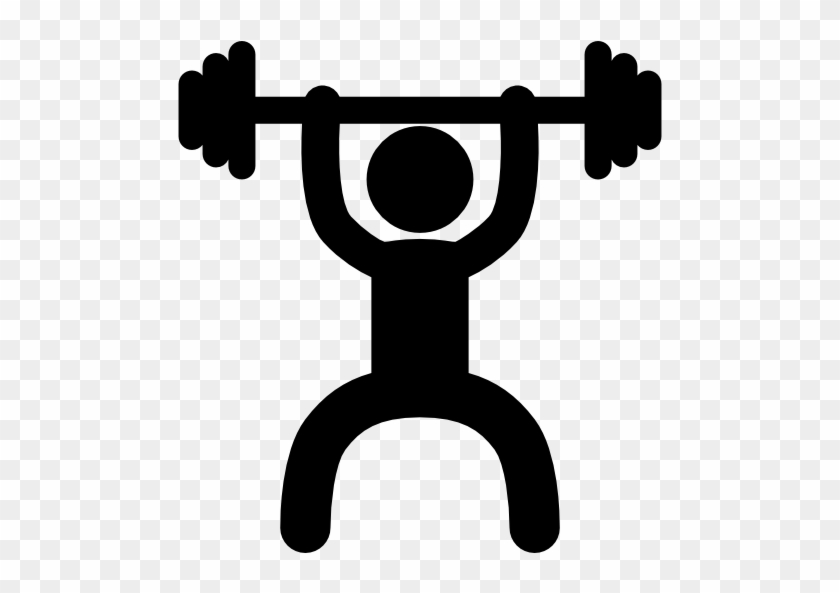 Clip Art Transparent Stock Weightlifting Drawing Football - Weightlifter Icon #1350357