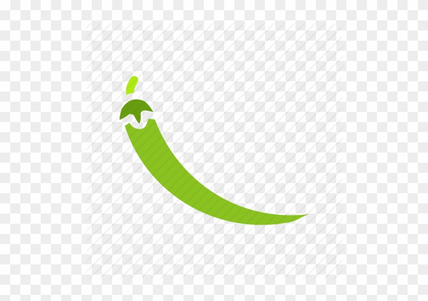 Clip Art Fruits And Vegetables By - Green Chilly Icon #1350436