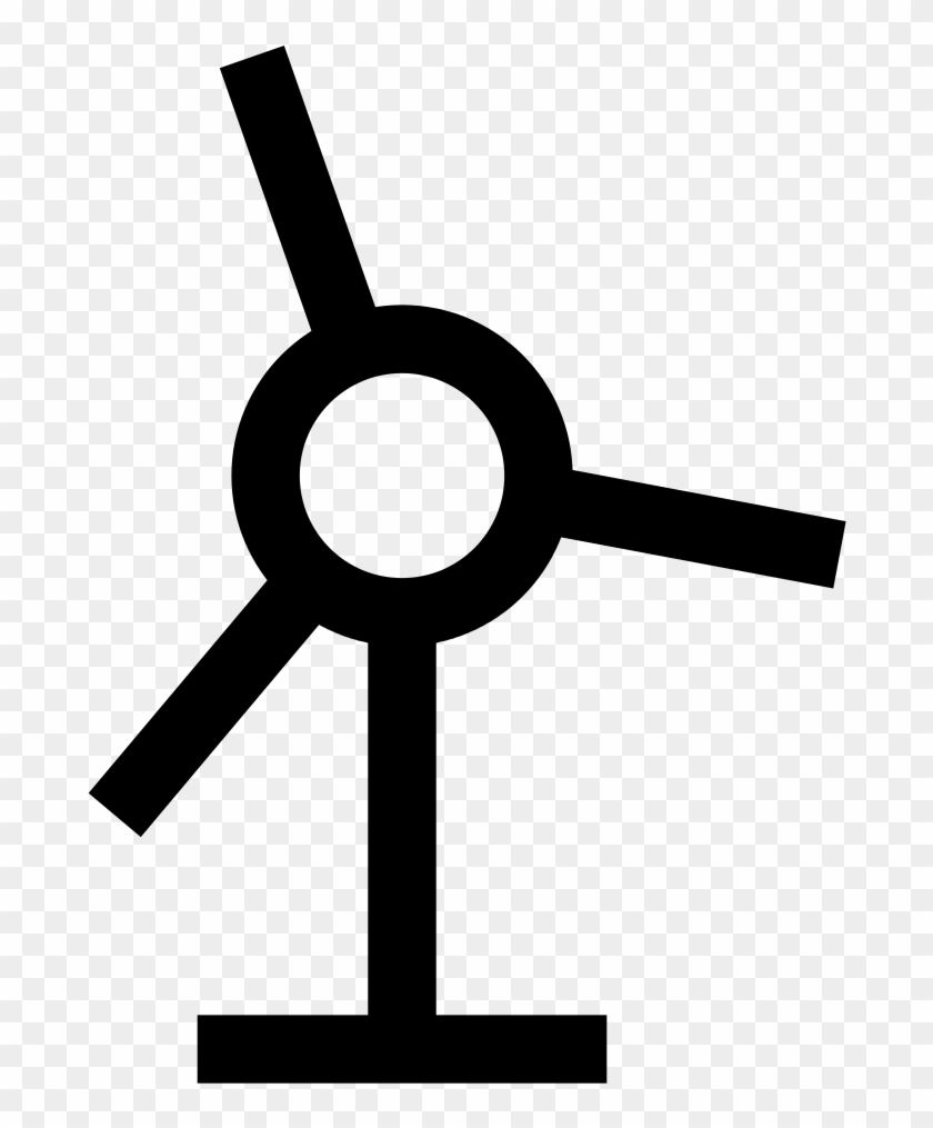 Clipart Farm Windmill - Windmill Map Symbol #1350491