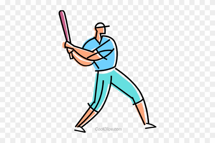 Batter Ready For The Pitch Royalty Free Vector Clip - Batter Ready For The Pitch Royalty Free Vector Clip #1350778