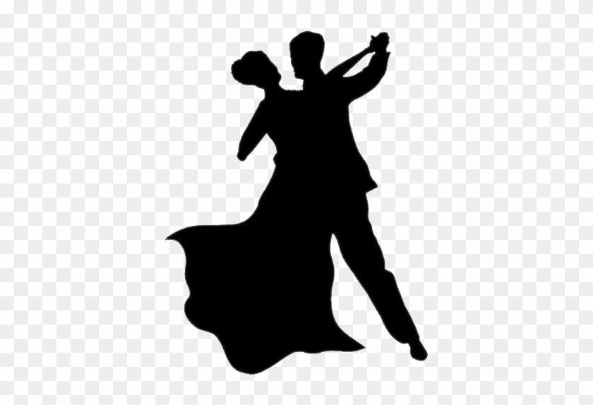 Wedding Invitation Shoppe - Silhouette Of Ballroom Dancers #1350886