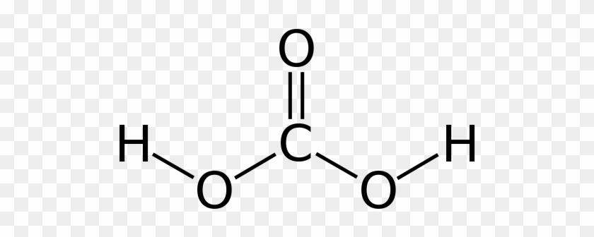 File - Carbonic-ac#2d - Svg - Carbonic Acid Structural Formula #1350922