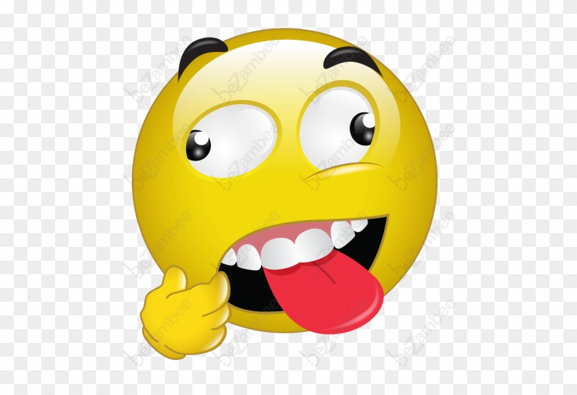 Download Silly Crazy Face Clipart Smiley Emoticon Clip - Smiley #1350924