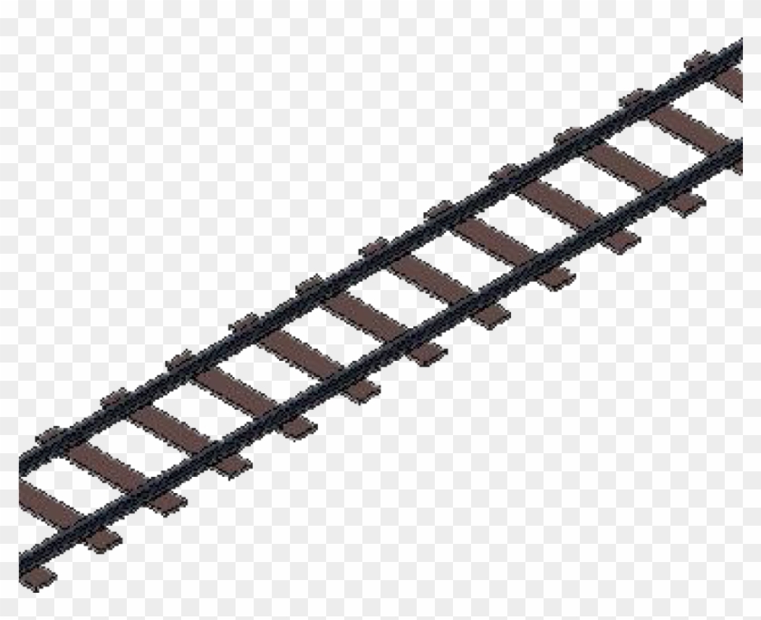 Train Tracks Clip Art Train Tracks Clip Art Railroad - Wooden Railroad Tracks Clip Art #1350993