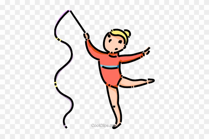 Gymnast Royalty Free Vector Clip Art Illustration - Gymnast #1350998