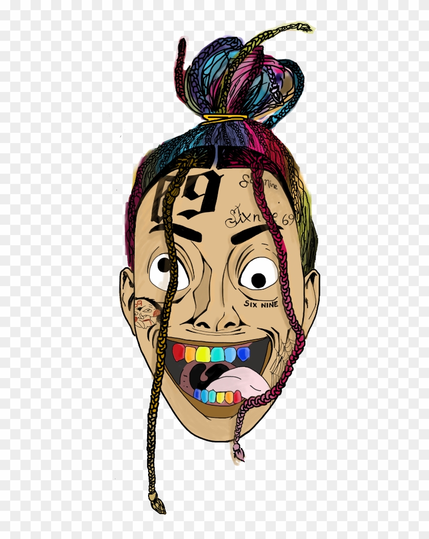 6ix9ine Color 69 Creepy Crazy Savage Gucci Gang Sixnine - 6ix9ine Logo #1350999