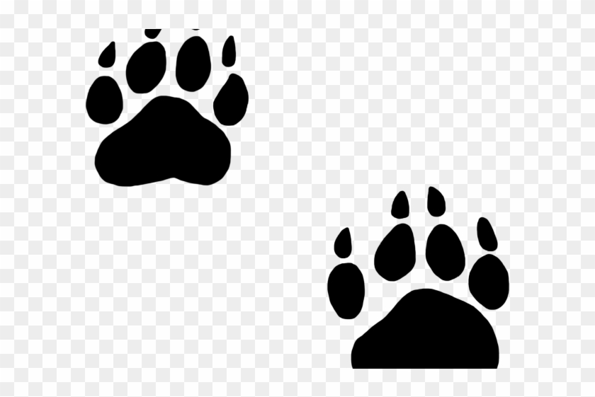 Animal Clipart Claw - Black Bear Paw Png #1351126