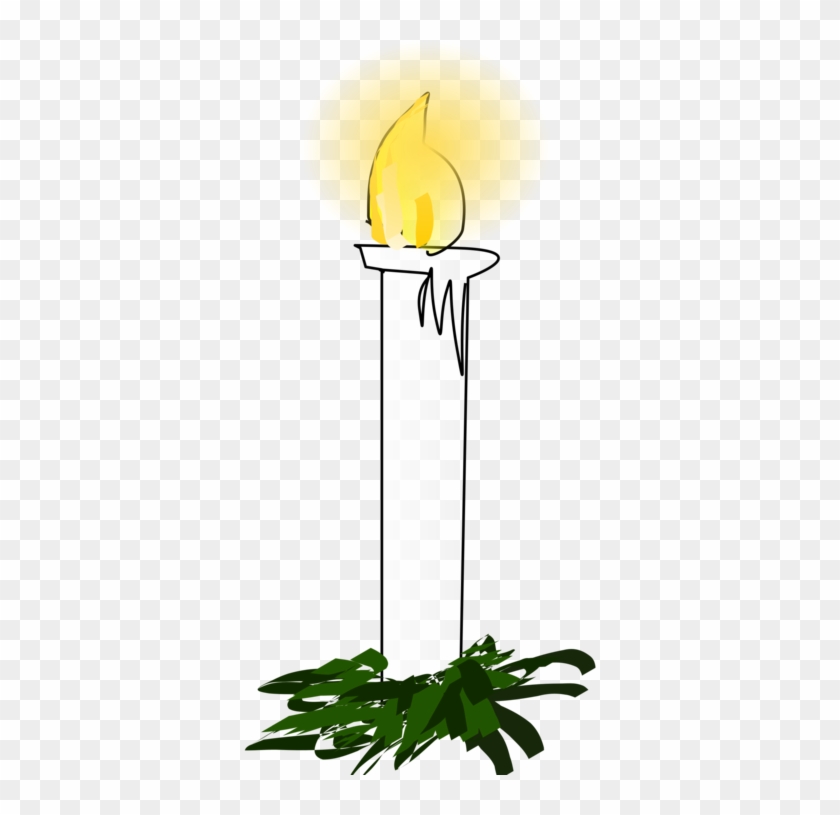 Clip Art Christmas Advent Candle Christmas Day Computer - Christ Candle Clipart #1351234