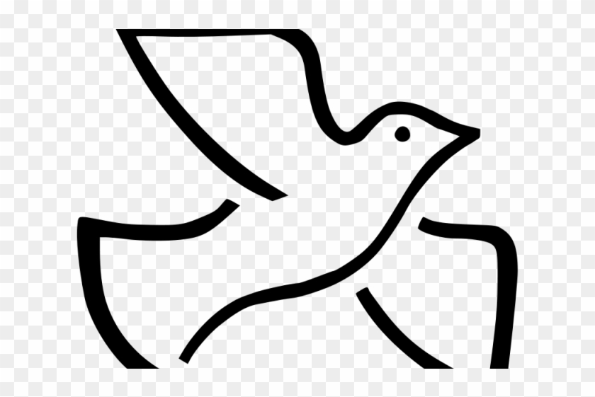 White Dove Clipart Clip Art - Dove Peace Symbol #1351272