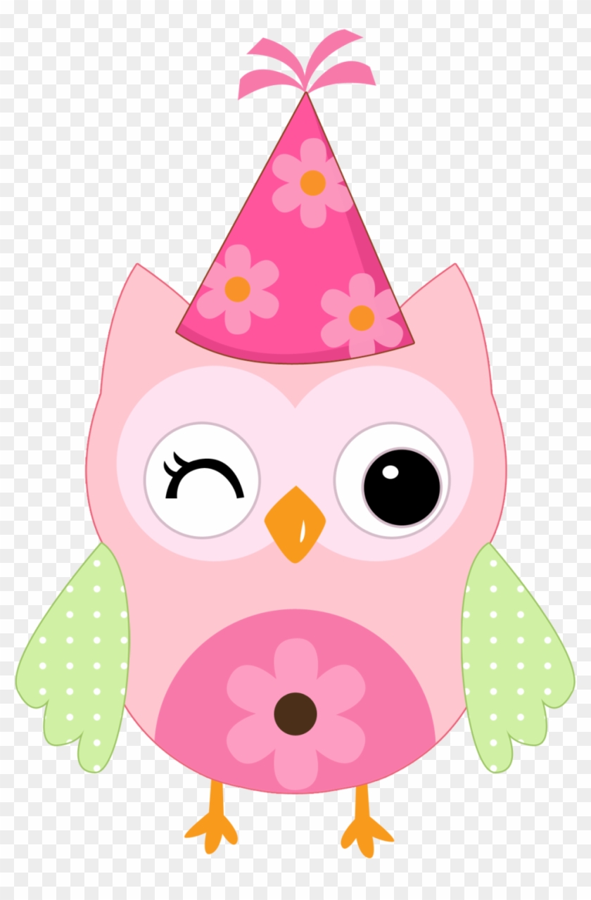 Owl Crafts, Office Birthday, Owl Illustration, Birthday - Owl Pink Png #1351290