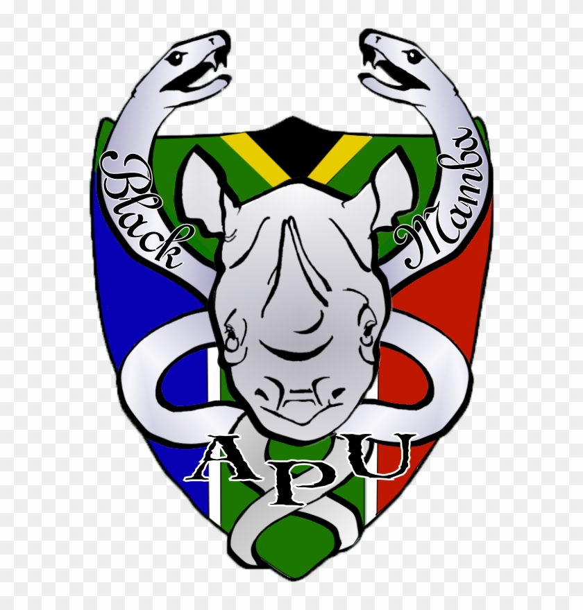 Black Mamba Anti Poaching Unit Logo #1351616