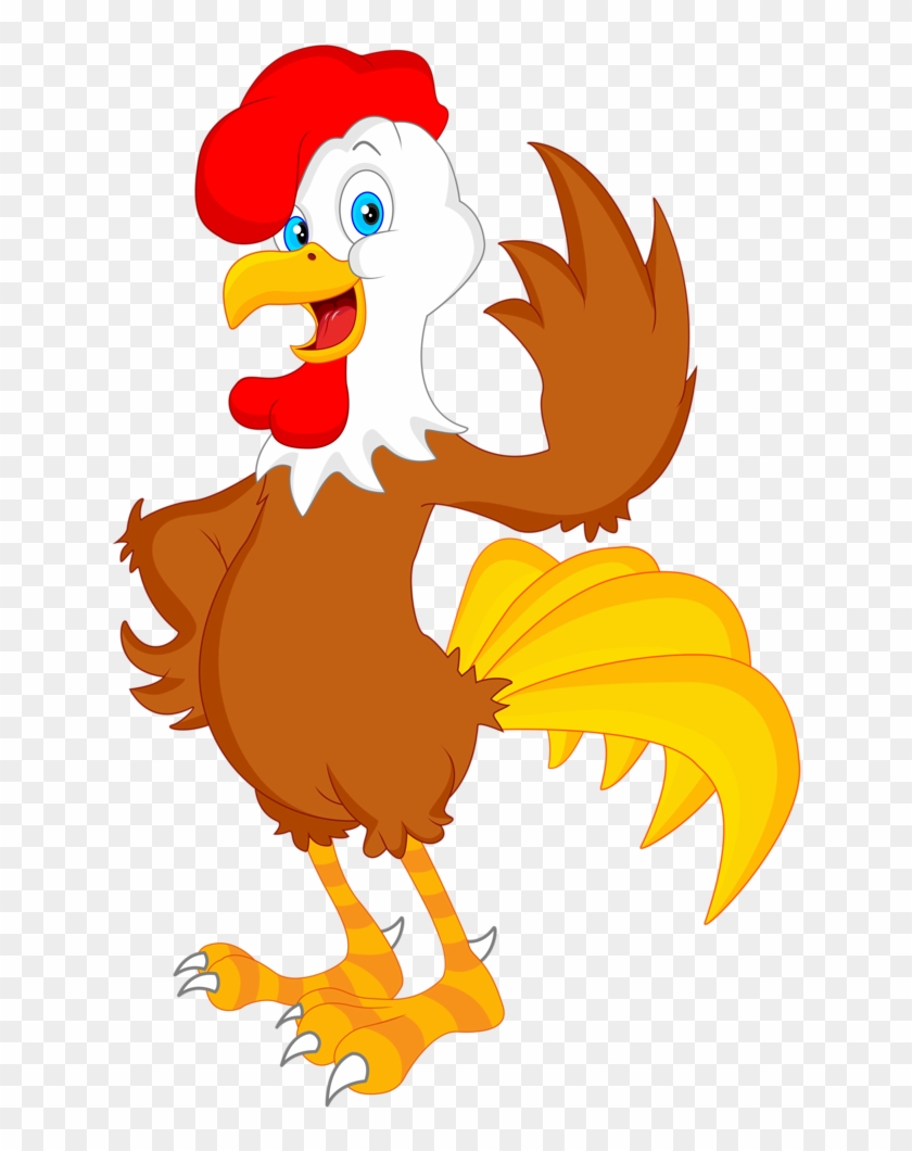 Clipart Chicken Boxing - Strong Chicken Cartoon - Free Transparent PNG  Clipart Images Download