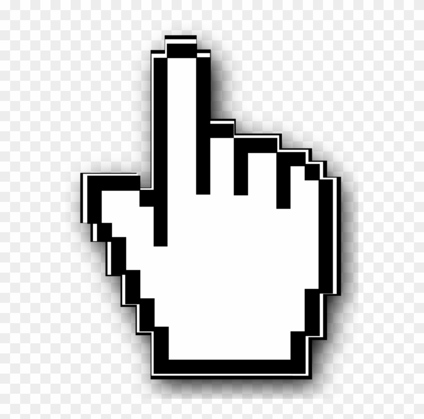 Computer Mouse Pointer Cursor Computer Icons Download - Hand Cursor #1351670